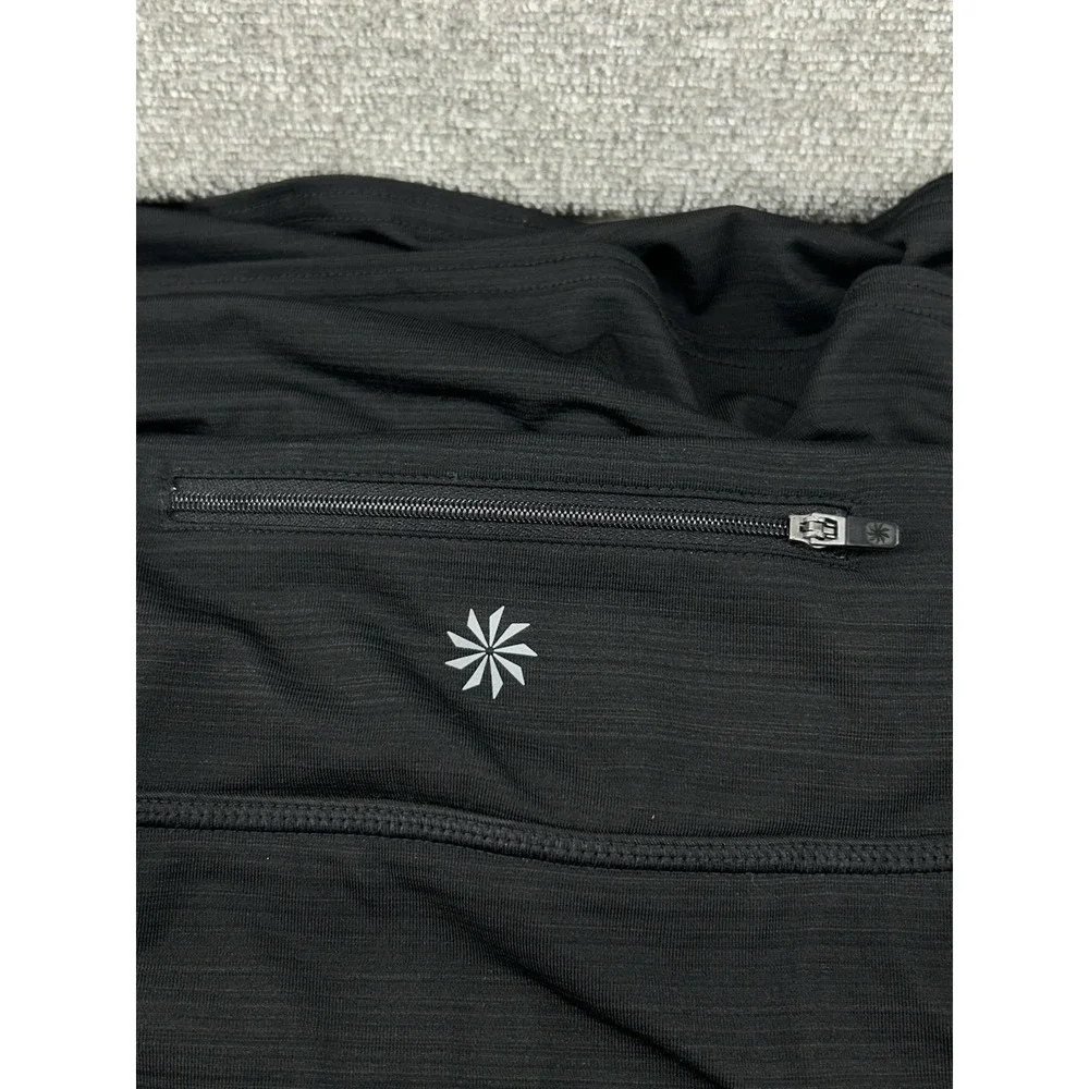 Athleta Stripe Swagger Skort Women Size Large Black Tennis Golf 983302‎